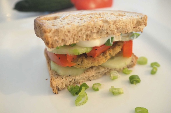 Vegan kikkererwten burger